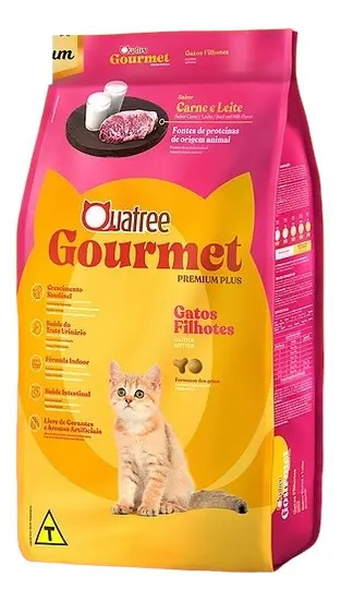 Quatree Gourmet Ração para Gatos Filhotes 1