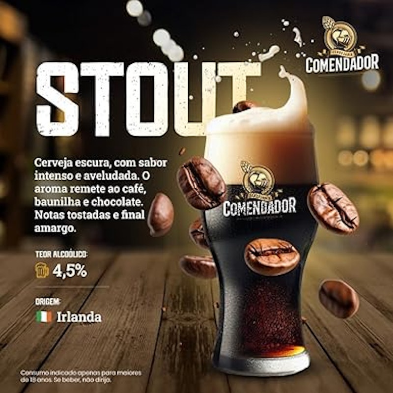 Cerveja Artesanal Stout Comendador 2