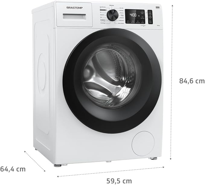Lavadora Brastemp 10 kg Branca com Smart Sensor 2