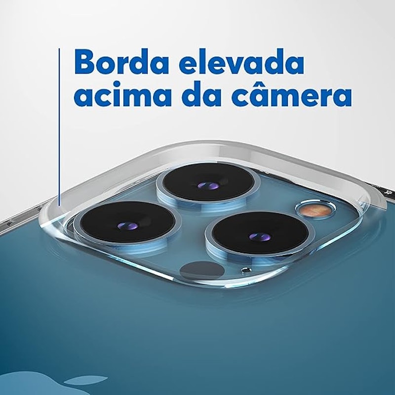 Capinha para iPhone X/XS Clear Logo White 5