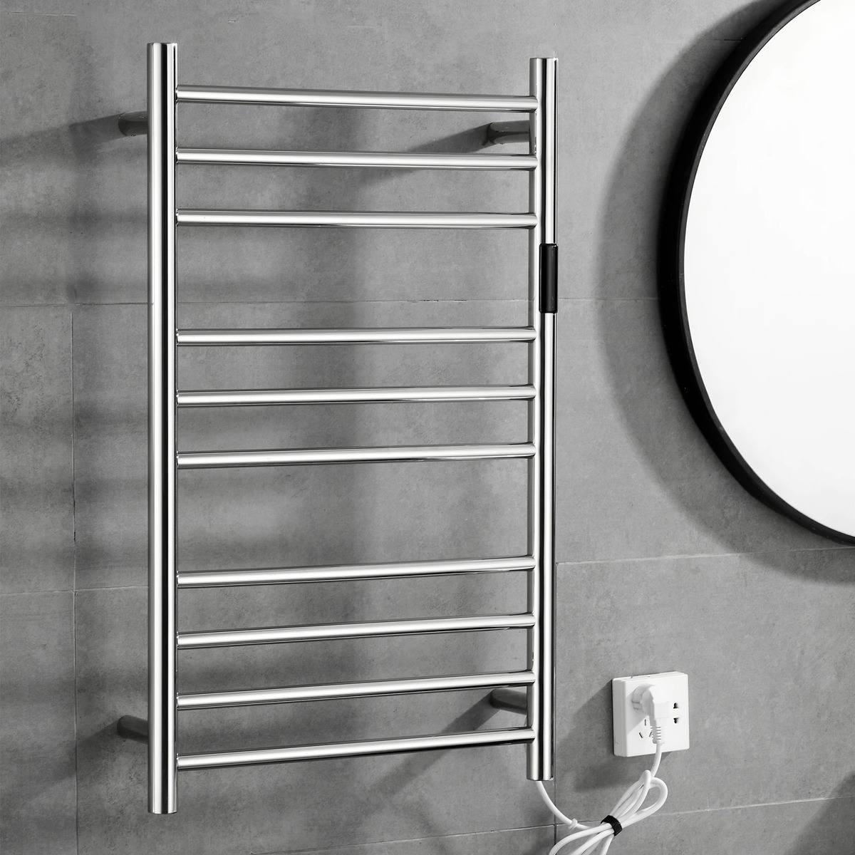 Toalheiro Térmico Bivolt Grande Redondo Inox 4