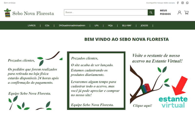 Sebo Nova Floresta 2