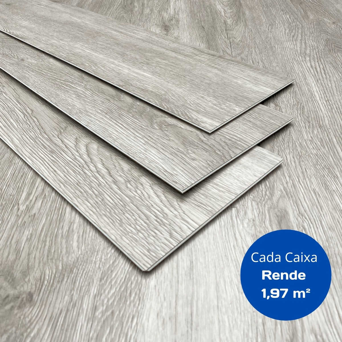 Piso Vinílico Click SPC Clicado Premium Caixa com 1,97 m² 4