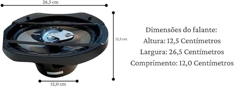 Par Alto Falante Leson 6x9" 200 W RMS 4 OHMS 3