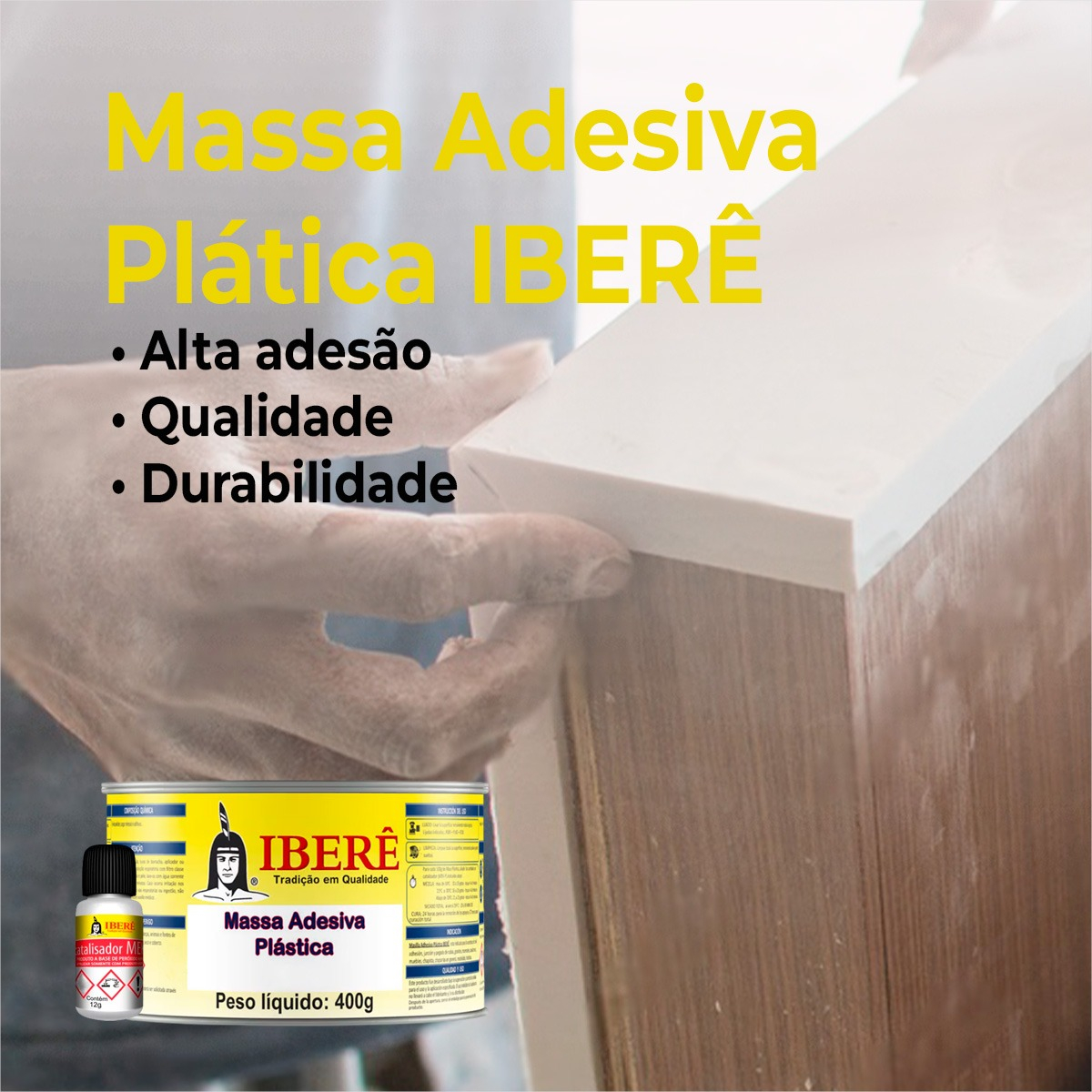 Massa Adesiva Plástica Iberê 2