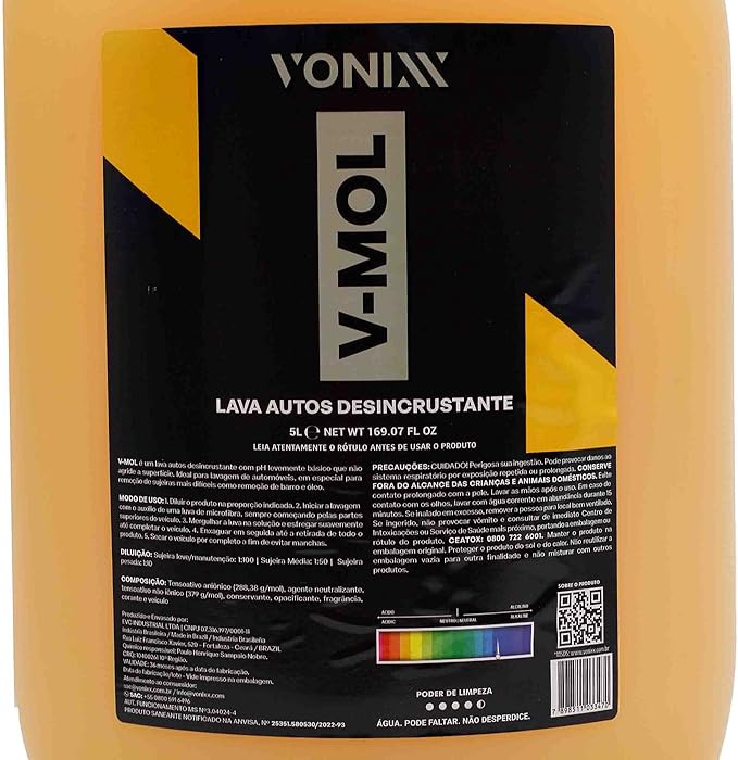 Lava Autos Desincrustante V-Mol 5L  2