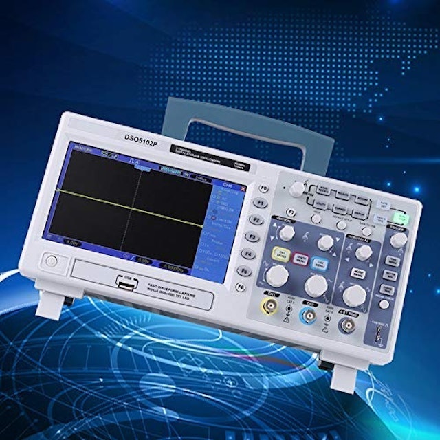 Osciloscópio Digital Hantek de Bancada DSO5102P 3
