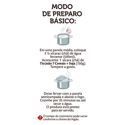 Arroz Tio João 7 Grãos Integrais + Passas de Uva  4