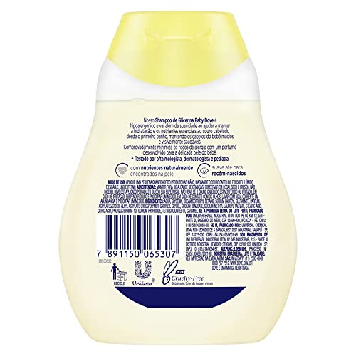 Shampoo de Glicerina Baby Dove Hidratação Glicerinada 2