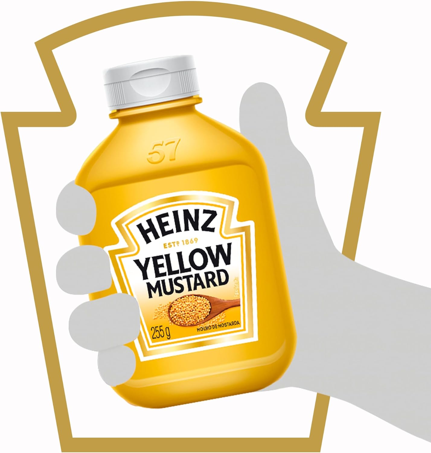 Mostarda Heinz Tradicional 3