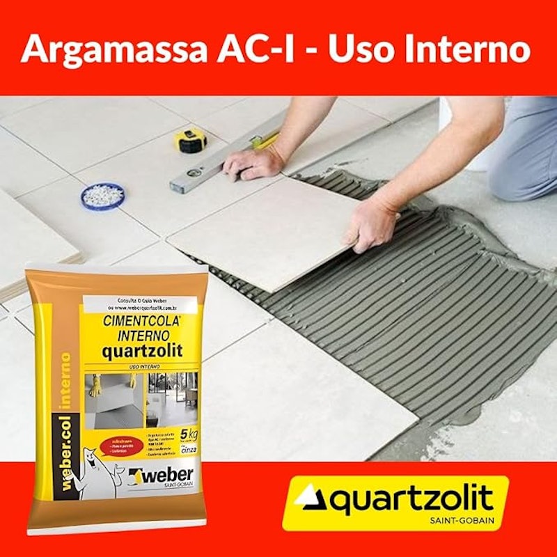 Argamassa Cimentcola Interno Quartzolit 2