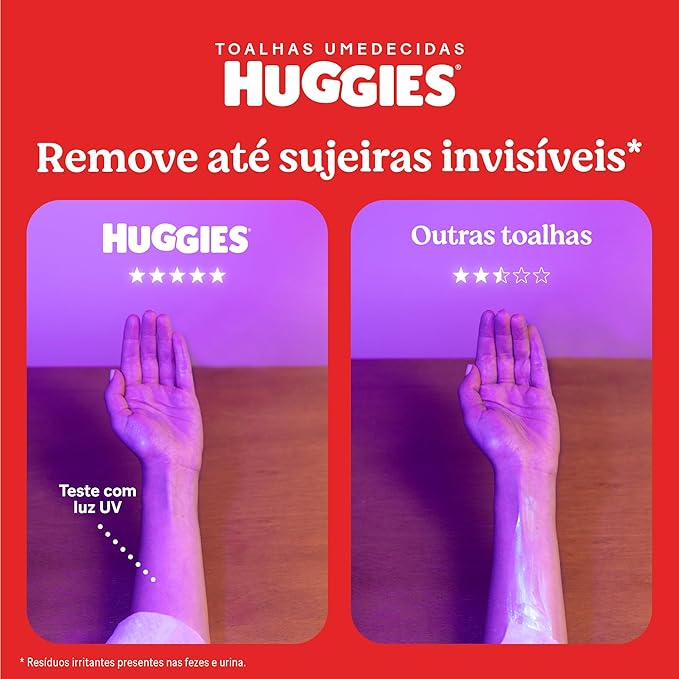 Kit Lenços Umedecidos Huggies Higiene Superior 4