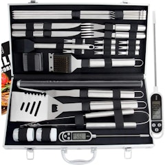 Conjunto de Acessórios para Churrasco de 28 Peças