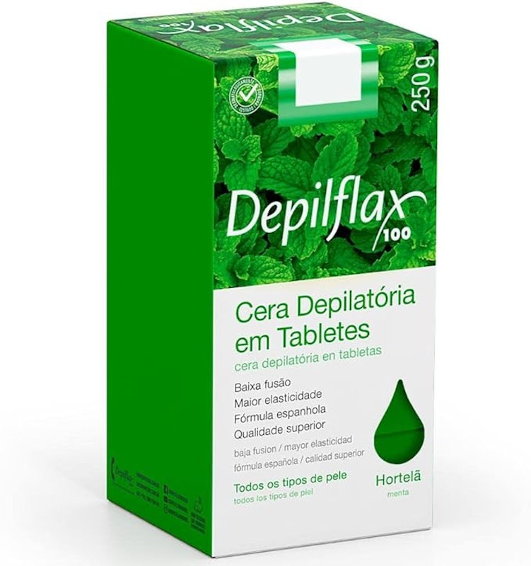 Cera Quente Epilatória Hortelã 250 g 1