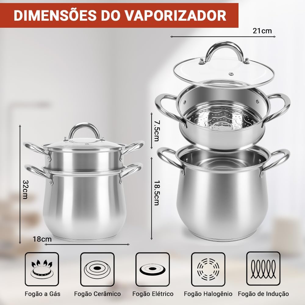 Panela a Vapor Espagueteira 2