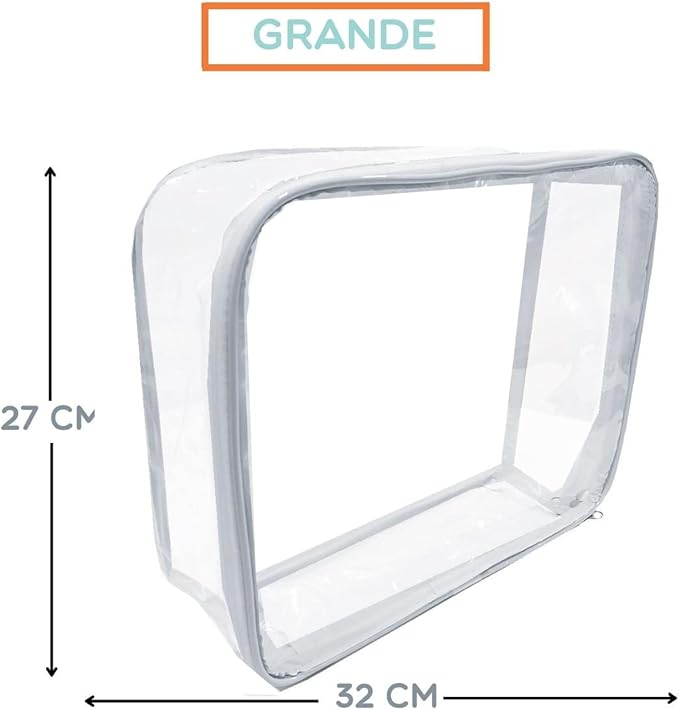 Organizador Transparente Kit 3 Peças 3