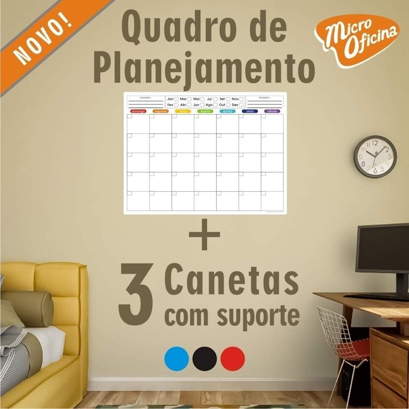 Quadro de Planejamento Mensal 3