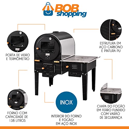Forno a Lenha com Fogão 4