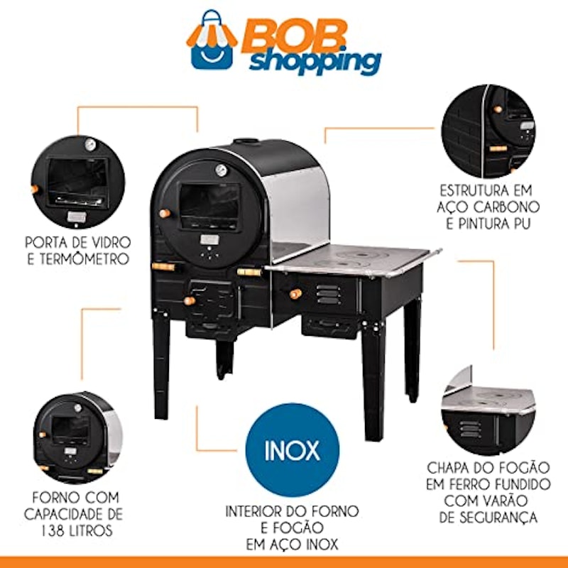 Forno a Lenha com Fogão 4