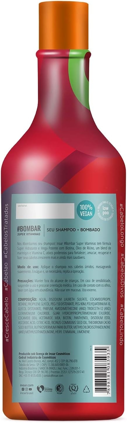 Shampoo de Hidratação Bombar 2
