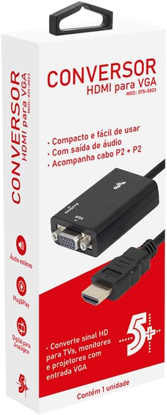Conversor HDMI para VGA  3