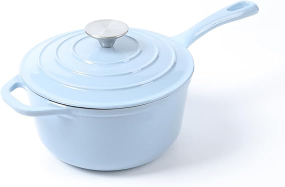 Panela de Ferro Fundido Esmaltado 2,65 L Hawok 5
