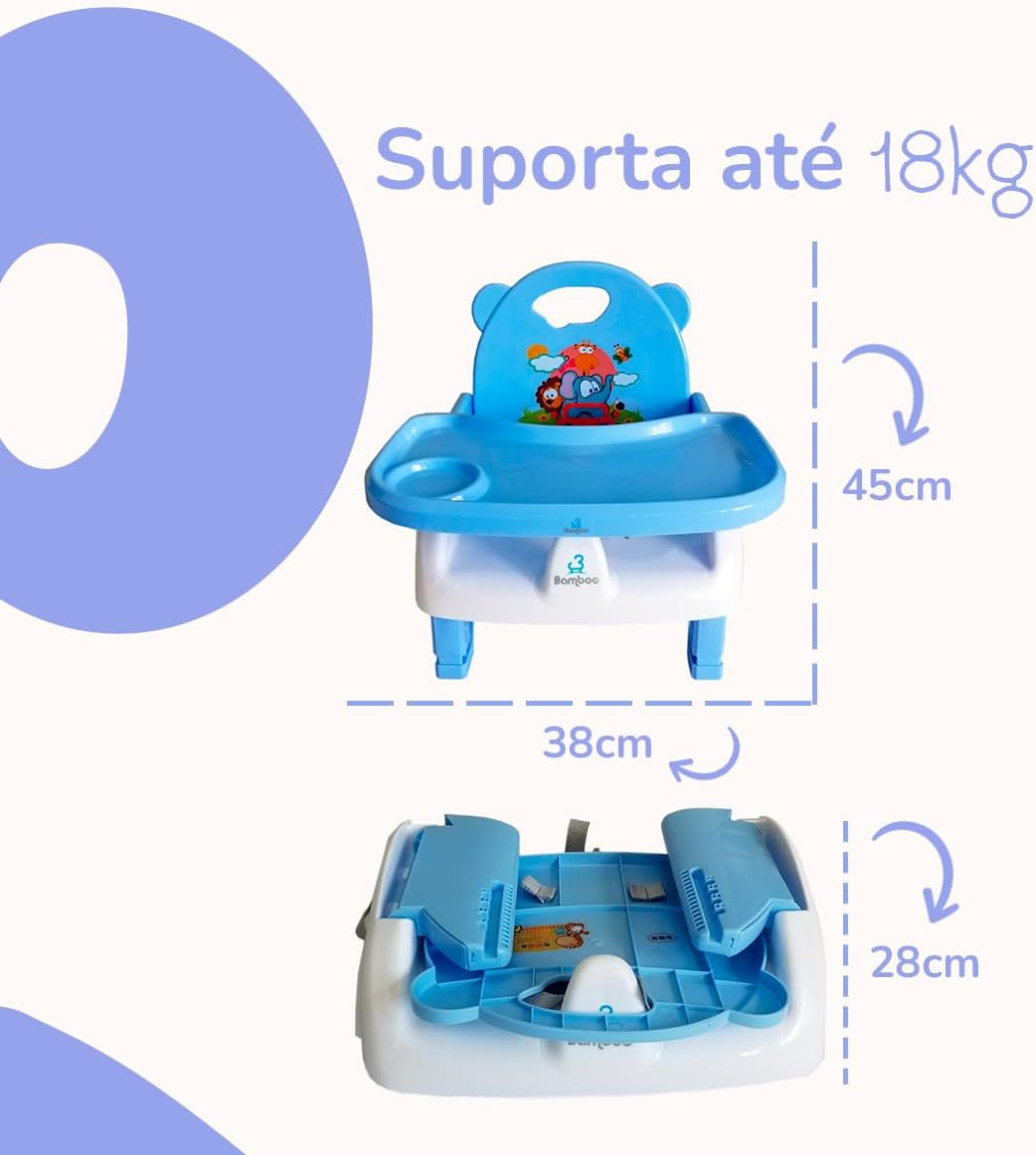 Cadeira de Alimentação Refeição Portátil de Bebê 2
