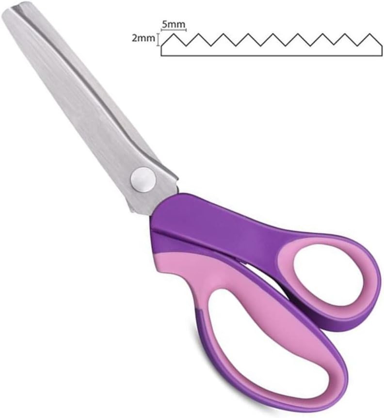 Tesoura Picotar Zig Zag Cabo Soft Premium Artesanato 2