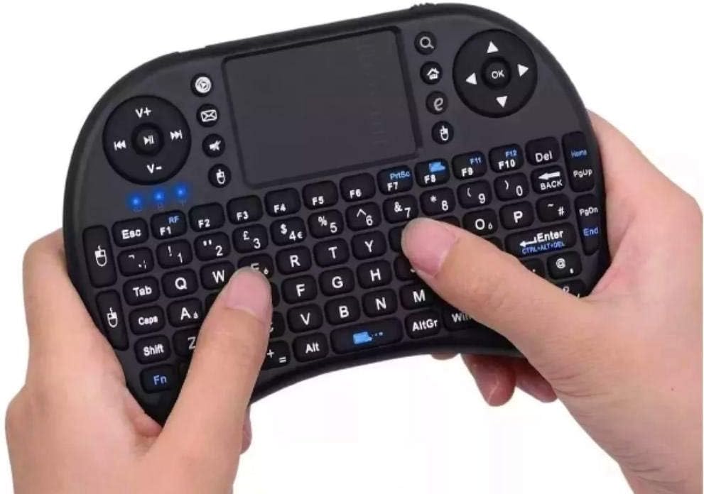 Mini Teclado Universal Inteligente para TV Smart e Console de Jogos Backlit 3