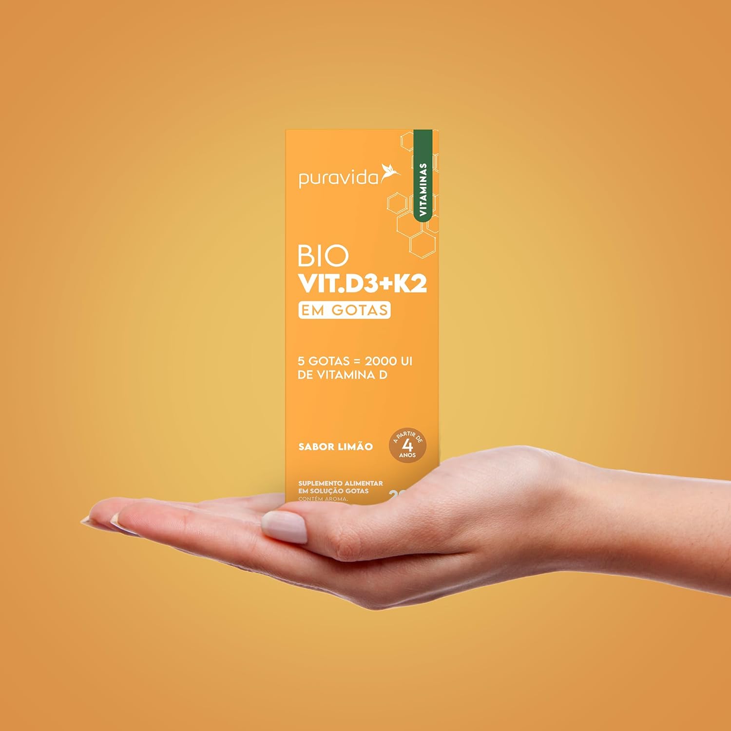 Bio Vit D3+K2 Puravida 4