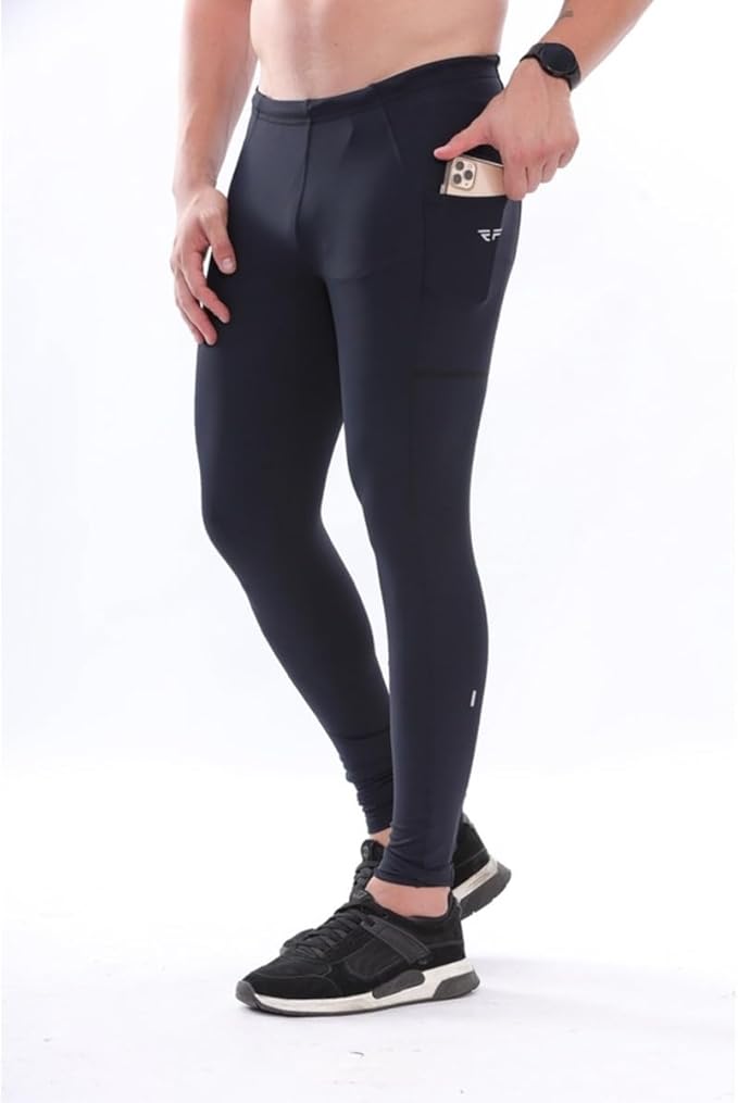 Calça Legging Masc Compressão Corrida Pro Racing com Bolsos 4