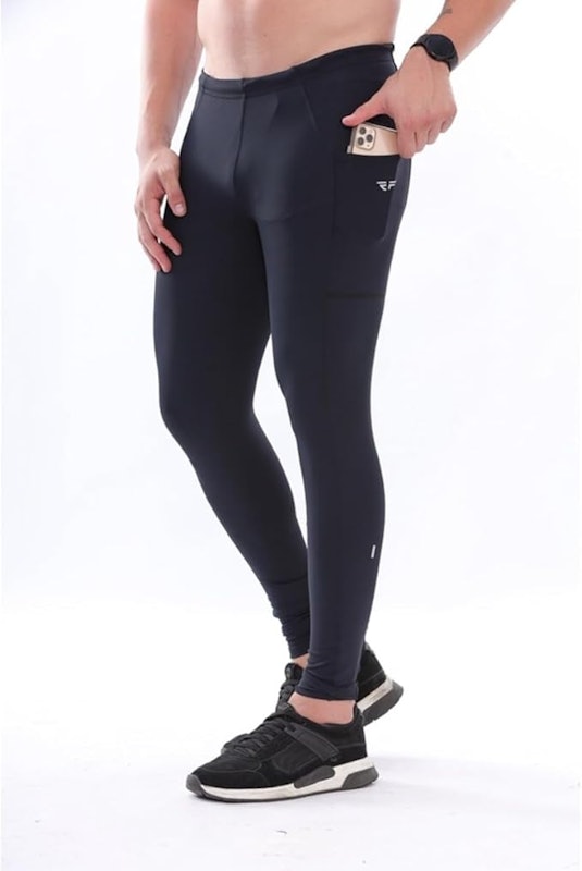 Calça Legging Masc Compressão Corrida Pro Racing com Bolsos 4
