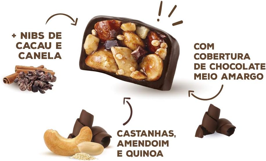 NutsBITES Chocolate Meio Amargo Vegano 3