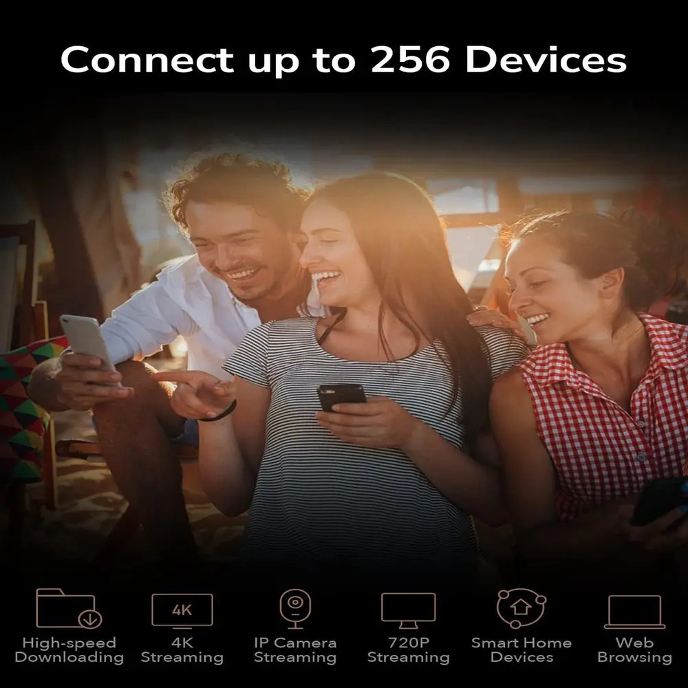 Roteador Wi-Fi 6 Gigabit Mesh AX3000 5