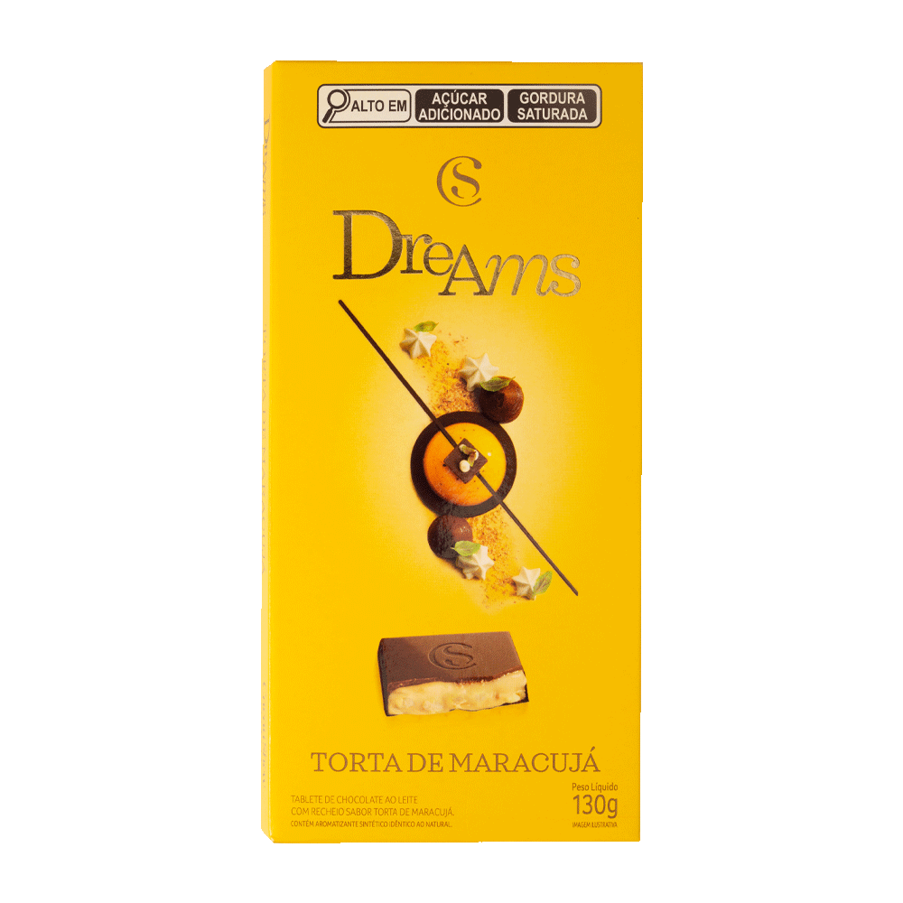 Tablete Dreams Torta de Maracujá 130g 1