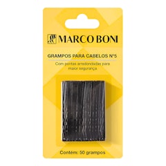 Grampos para Cabelo Preto Marco Boni