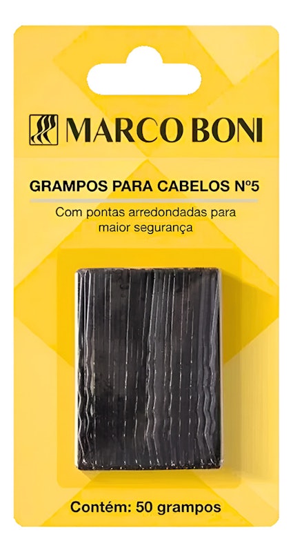 Grampos para Cabelo Preto Marco Boni 1