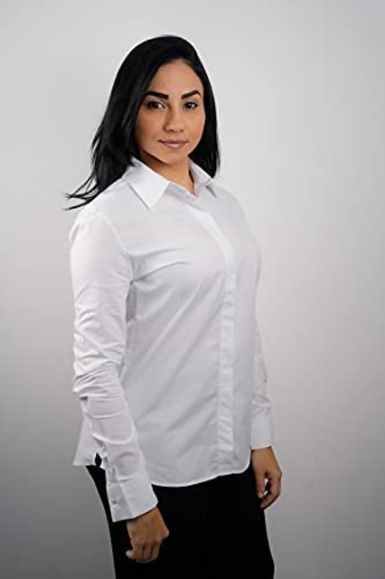 Camisa Social Feminina para Fardamento Luxo 5