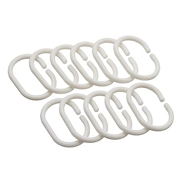 Cortina Box Banheiro Branca PVC Antimofo Resistente 4