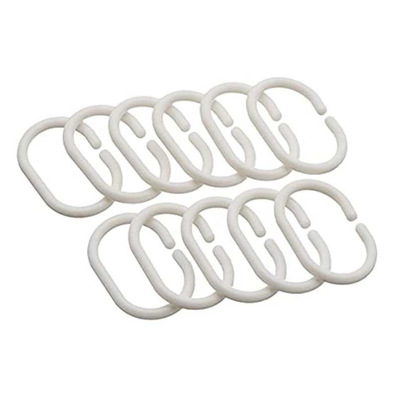 Cortina Box Banheiro Branca PVC Antimofo Resistente 4