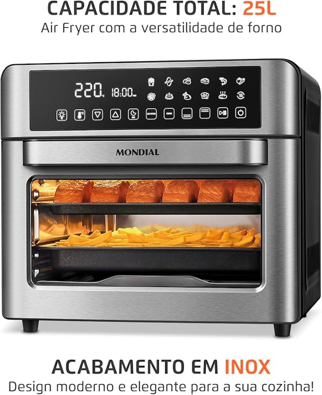 Fritadeira Air Fryer Forno Oven Digital 25 L 2