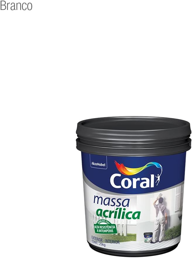 Massa Acrílica Coral 25 Kg 2