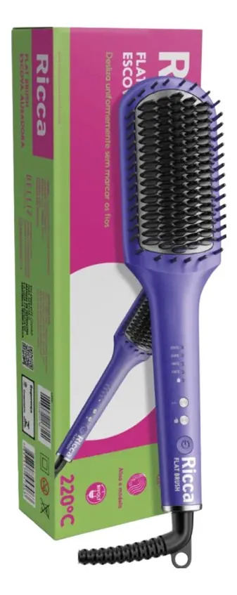 Escova Alisadora Flat Brush 5