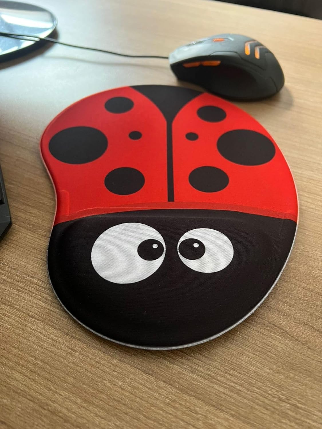 Mouse pad Divertido Ergonômico Joaninha Kawaii 2