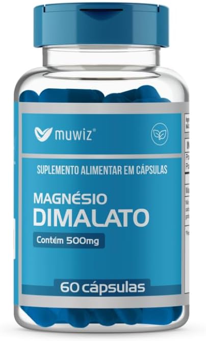 Magnésio Dimalato 500 mg 60 Cápsulas 1