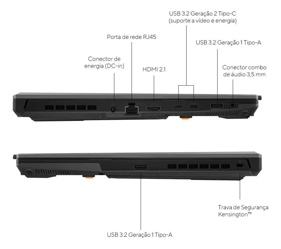 Notebook ASUS TUF Gaming F16 8 GB 512 GB SSD 4