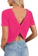 LYANER Camiseta Feminina Casual de Treino com Costas Abertas 1