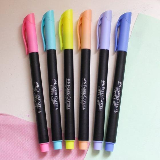Canetinha SuperSoft Pastel 6 Cores 7