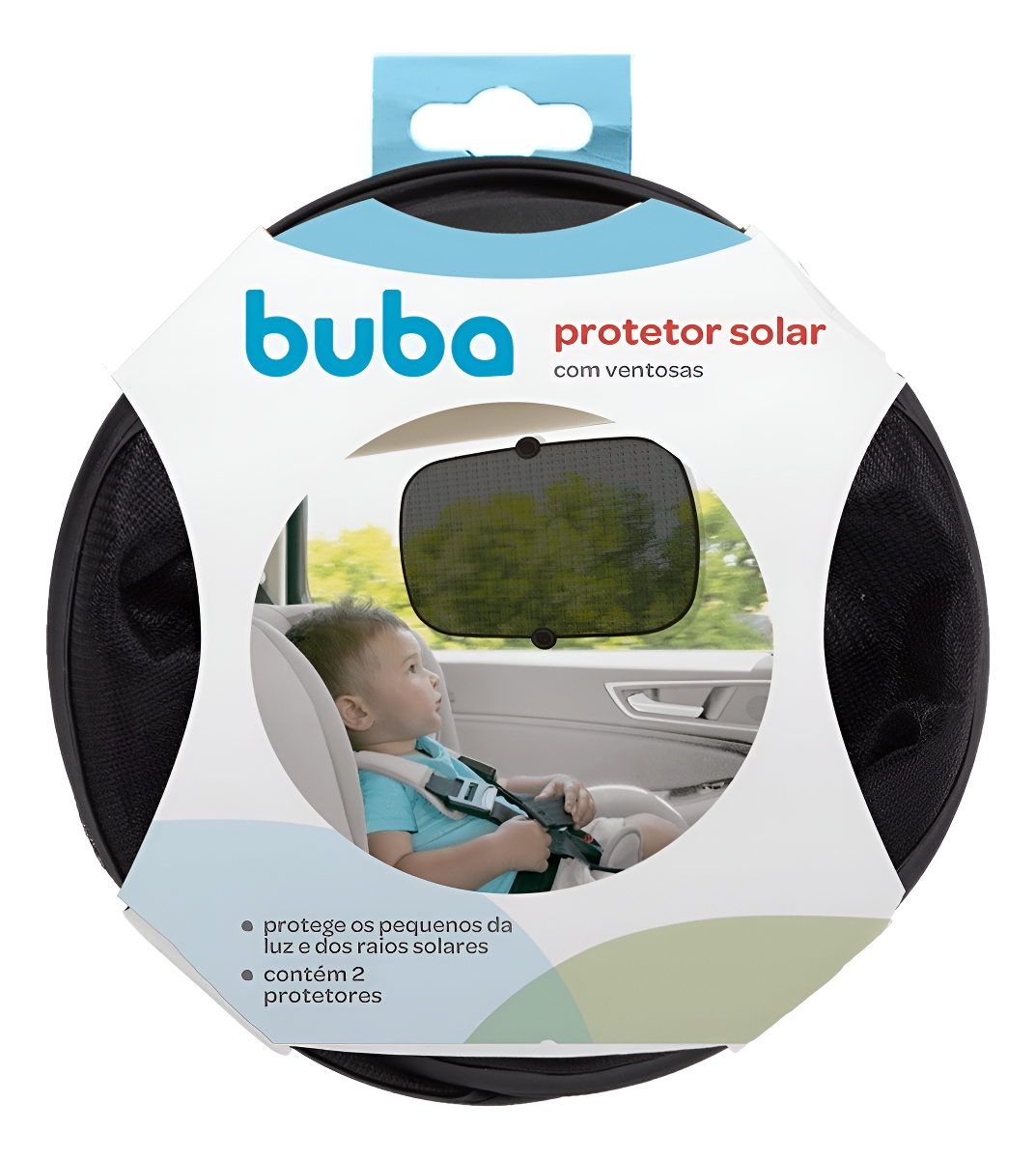 Protetor Solar para Carro com Ventosas 2
