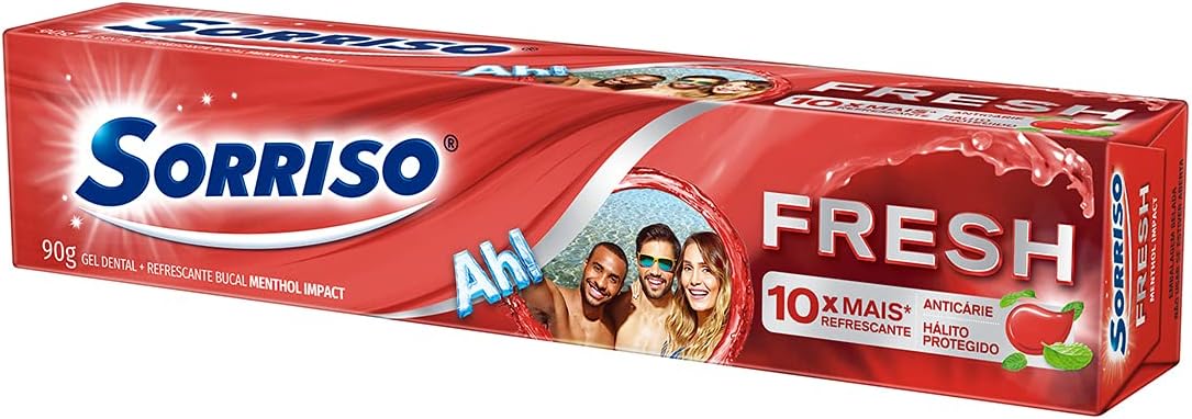 Creme Dental Sorriso Fresh Menthol Impact 3